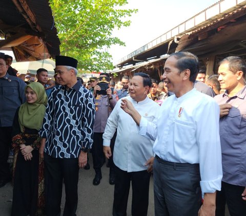 Momen Jokowi Persatukan Prabowo dan Ganjar di Atas Meja Makan