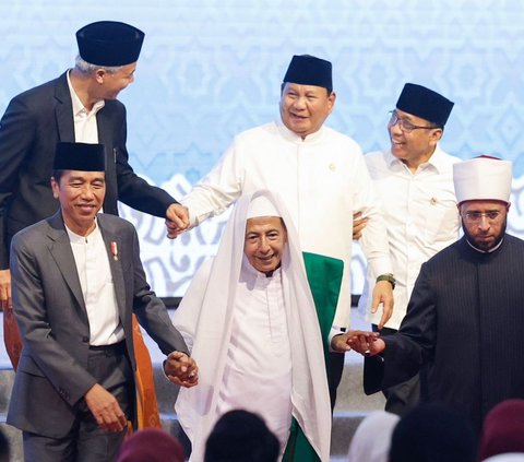 Dipimpin Jokowi, Prabowo dan Ganjar Bertemu Habib Lutfi Bin Yahya
