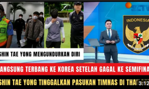 CEK FAKTA: Hoaks Shin Tae Yong Mundur Sebagai Pelatih Timnas Indonesia Usai Gagal AFF U-23