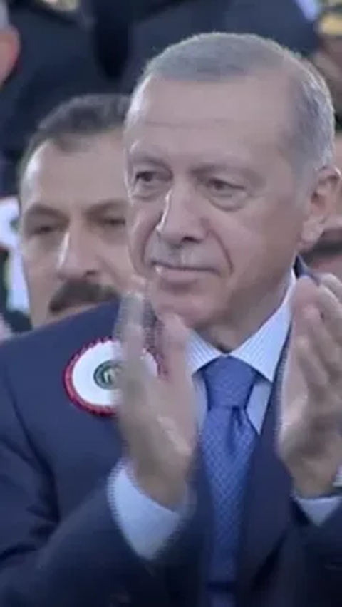 Begini Ekspresi Erdogan & Pejabat Turki saat Dengar Pidato Polwan Cantik Briptu Tiara