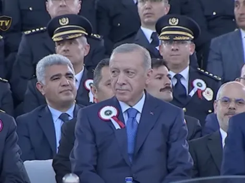Ekspresi Kagum Erdogan Terhadap Pidato Briptu Tiara