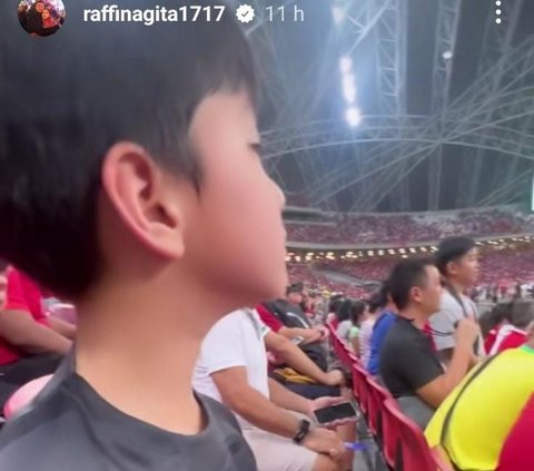 Tepati Janji, Raffi Ahmad Ajak Rafathar Nonton Pertandingan Liverpool Secara Langsung di Singapura