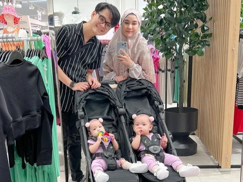 10 Potret Terbaru Baby Twins Alma dan Alsha Anak Kembar Annisa Rahma Eks Cherrybelle, Kini Menginjak 9 Bulan