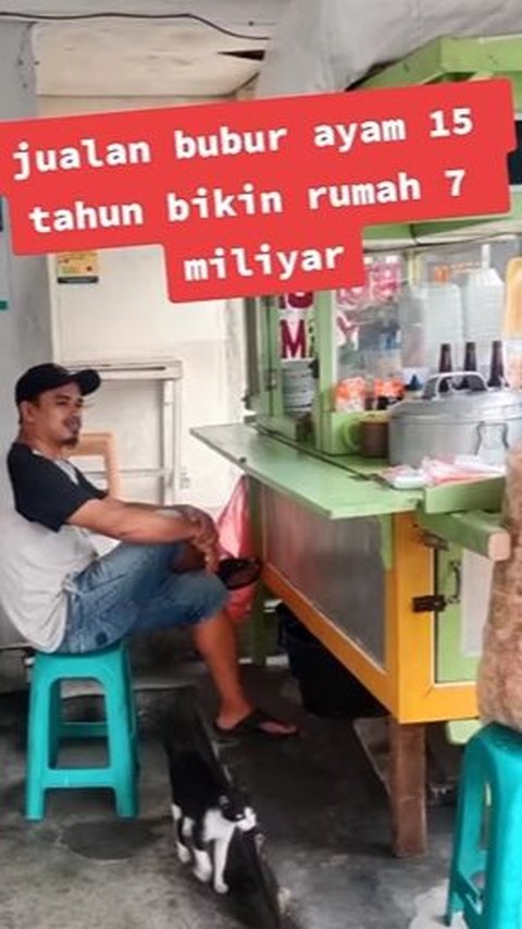 Tukang bubur yang sudah berjualan selama 15 tahun