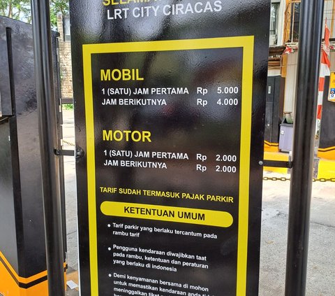 Hari Ini Masih Gratis, Segini Nantinya Tarif Parkir Motor di Stasiun LRT