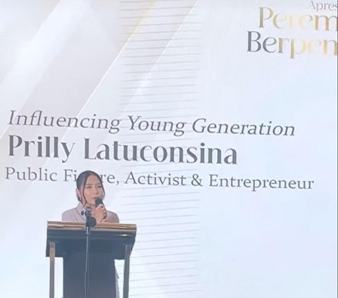 Prilly Latuconsina Raih Penghargaan Apresiasi Perempuan Berpengaruh, Intip Momennya