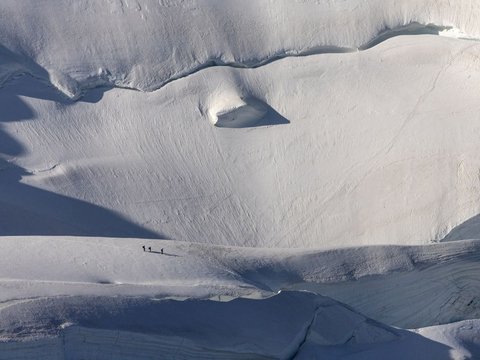 FOTO: Ketika Gunung Bersalju Mont Blanc di Prancis Tersengat Gelombang Panas