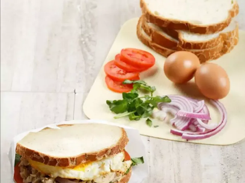 4. Resep Sandwich Ayam Madu<br>