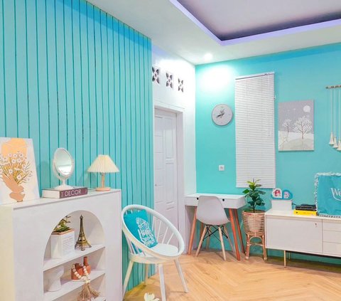 Feels like in a Cartoon Series, Adorable Baby Blue Interior Design