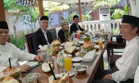 Ganjar Ungkap Isi Pembicaraan Saat Makan Siang Bareng Jokowi dan Prabowo