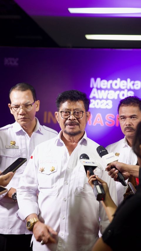 Berhasil Mitigas El Nino, Kementan Diganjar Penghargaan Merdeka Awards 2023