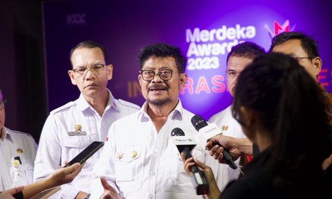 Berhasil Mitigas El Nino, Kementan Diganjar Penghargaan Merdeka Awards 2023