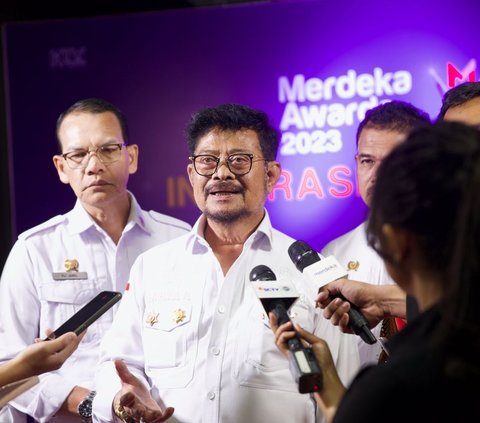 Berhasil Mitigas El Nino, Kementan Diganjar Penghargaan Merdeka Awards 2023