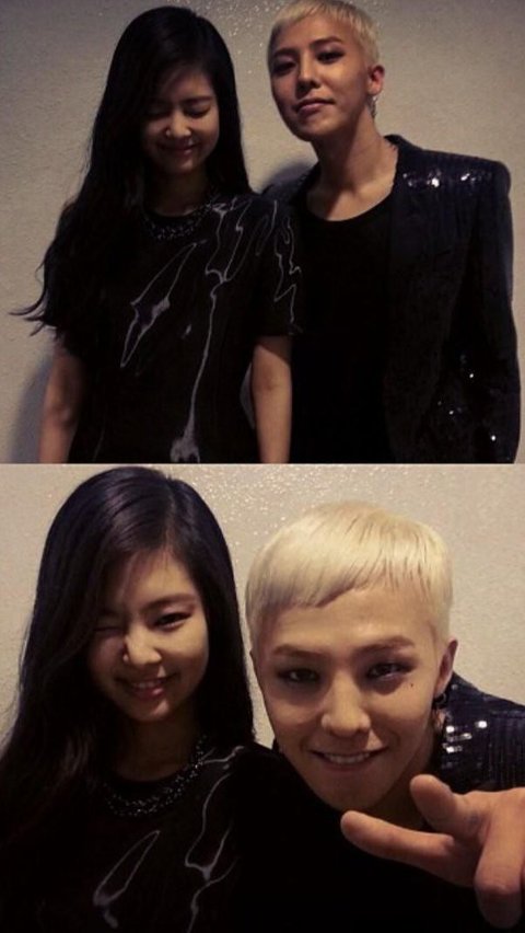 8. G-Dragon dan Jennie Blackpink