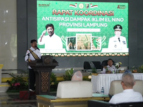 Antisipasi Dampak El Nino, Mentan SYL Minta Pemprov Lampung Percepat Musim Tanam