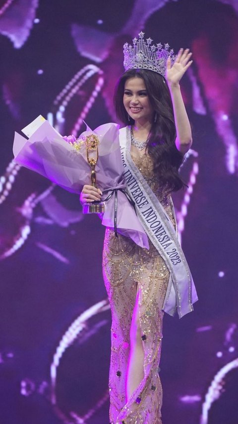 Penampakan Mahkota Miss Universe Indonesia 2023 Fabienne Nicole Groeneveld, Bertabur Emas Putih