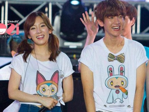 4. Taeyeon dan Baekhyun