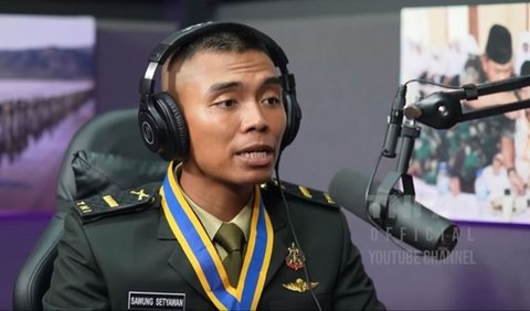 Dalam acara podcast yang tayang di kanal Youtube TNI AD, Sawung tak menampik pernah gagal masuk Akademi Militer tahun 2018.