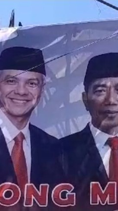 Pasang Tanpa Izin, Baliho Ganjar Pranowo di Kupang Dicopot Pemilik Lahan