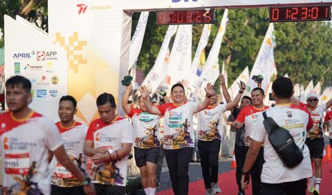 Iqbal mengatakan, event lomba lari ini sebagai salah satu langkah meningkatkan pemeliharaan keamanan dan ketertiban masyarakat (harkamtibmas).