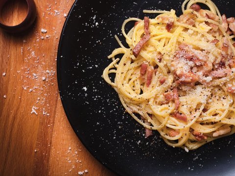 4. Resep Spaghetti alla Carbonara