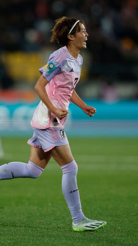 Hinata Miyazawa sukses membukukan satu gol pada menit menit terakhir ke-81.