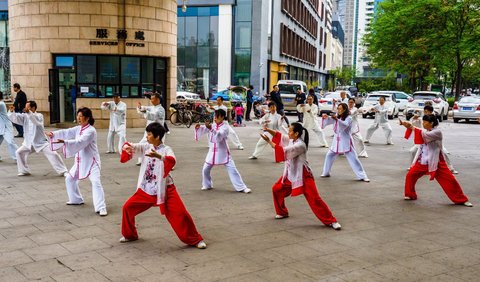 Tai Chi adalah seni bela diri internal asal Tiongkok, yang berfokus pada aspek mental dan spiritual yang terintegrasi ke dalam gerakan.