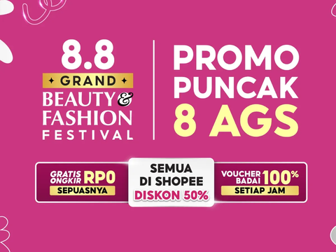 Update Style Fashion Timeless Kamu di Puncak Kampanye Shopee 8.8 Grand Beauty & Fashion Sale