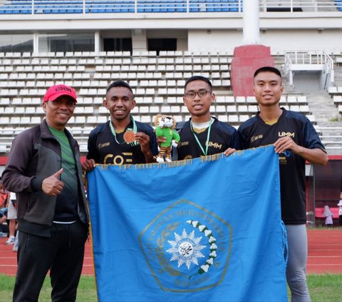 Mahasiswa Ini Juara III Lari 10 KM POM Jatim Meski Pakai Sepatu Pinjam