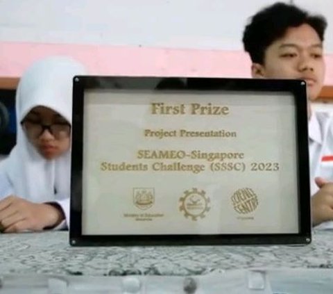 Siswa SMP di Wonosobo Sulap Styrofoam Jadi Bahan Bangunan, Jadi Juara 1 Se-ASEAN