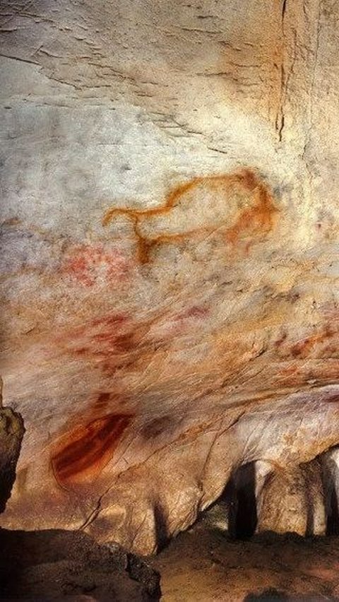 Lukisan Gua Berusia 7.500 Tahun Bergambar Manusia Prasejarah Jago Memanjat Tali