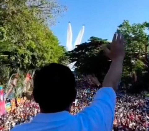 Ini Kecanggihan Jet Tempur Sambut Kedatangan Prabowo di Sulsel