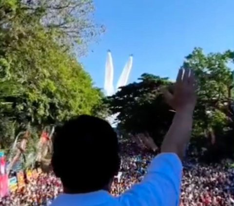 Ini Kecanggihan Jet Tempur Sambut Kedatangan Prabowo di Sulsel