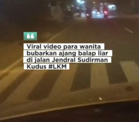 Bubarkan Balap Liar, Aksi Para Wanita Ini Tuai Pujian