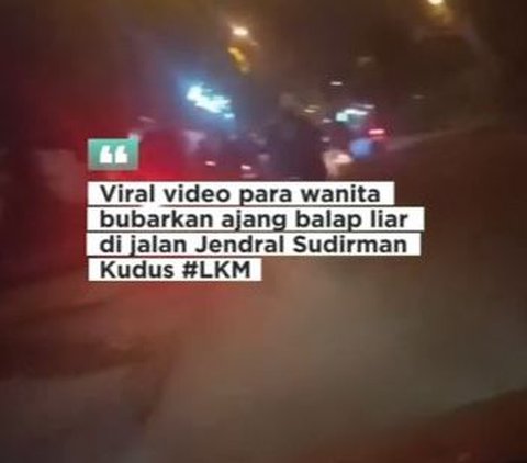 Bubarkan Balap Liar, Aksi Para Wanita Ini Tuai Pujian