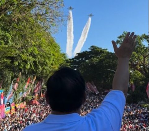 TNI AU Sebut Jet Tempur Lewat di Depan Prabowo: Selesai Operasi Penerbangan