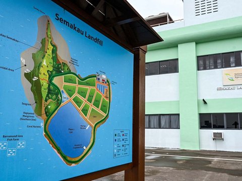 FOTO: Singapura Punya Pulau Terbuat dari Sampah di Dekat Indonesia, Begini Penampakannya