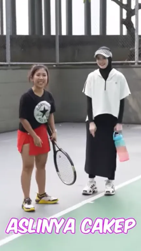 Inara Rusli Berlatih Tenis, Kiky Saputri Sampai Melongo Melihat Penampilannya 'Aslinya Cakep Banget'