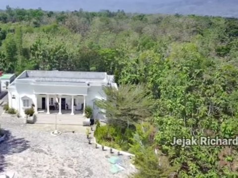 Potret Rumah Mewah Bak Istana Milik Pengusaha Asal Wonogiri, di Halamannya Terparkir Private jet