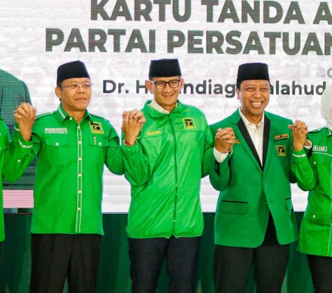 Ketua Badan Pemenangan Pemilu (Bappilu) Partai Persatuan Pembangunan (PPP), Sandiaga Salahuddin Uno menjawab keresahan kader isu terkait Pilpres 2024.