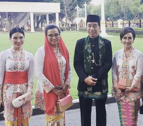 6 Potret Cantik Angela, Putri Hary Tanoesoedibjo Kenakan Kebaya Putih di Istana Berkebaya