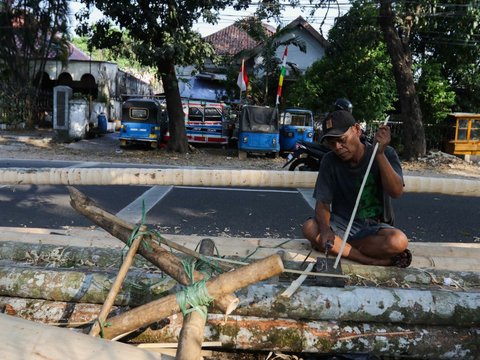 FOTO: Pohon Pinang Mulai Ramai Dijual Jelang 17 Agustus, Segini Harganya