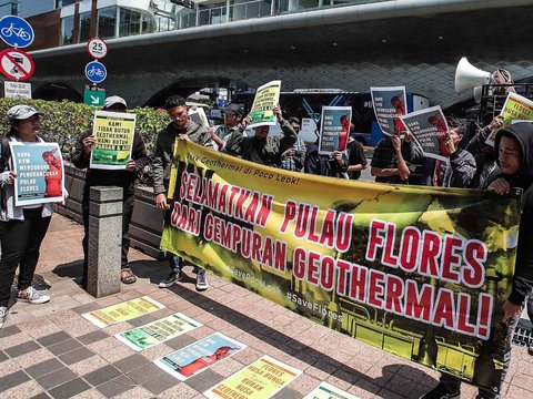 FOTO: Geruduk Kedubes Jerman, Warga Tolak Keras Proyek Geothermal Poco Leok di Flores