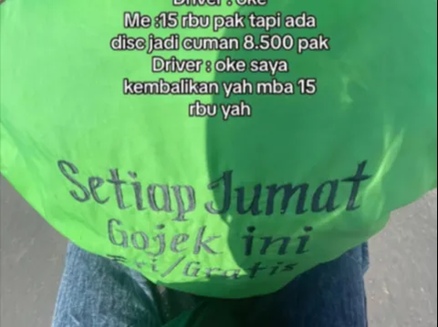 Tulis 'Gratis' di Jaket