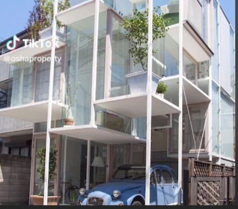 Appearance of Transparent House that Can Be Seen Through, Inspired by Trees!