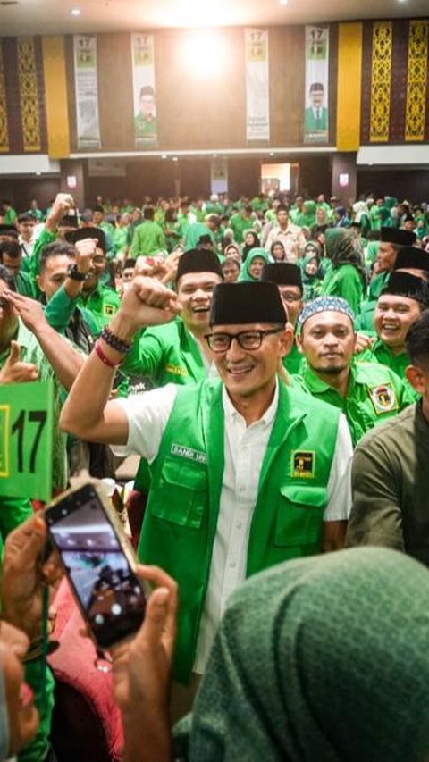 Sikap PPP soal Cawapres Ganjar, Sandiaga: Ketum akan Sampaikan Berita Baik<br>