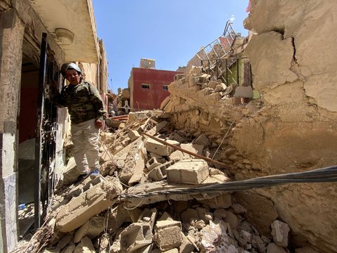 Korban Tewas Gempa Maroko Tembus 2.000 Jiwa, Paling Dahsyat Sejak Lebih dari 60 Tahun Lalu