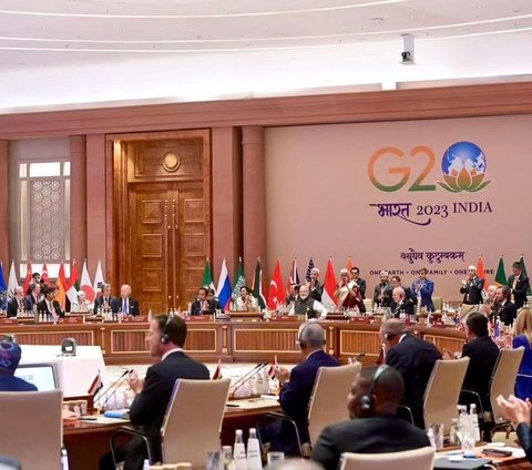 Posisi Duduk Jokowi di G20 Summit: Diapit Narendra Modi, Joe Biden dan Erdogan