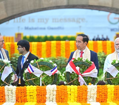 Jokowi Sampaikan Pesan Damai dan Bicara Pandemic Fund di KTT G20 India