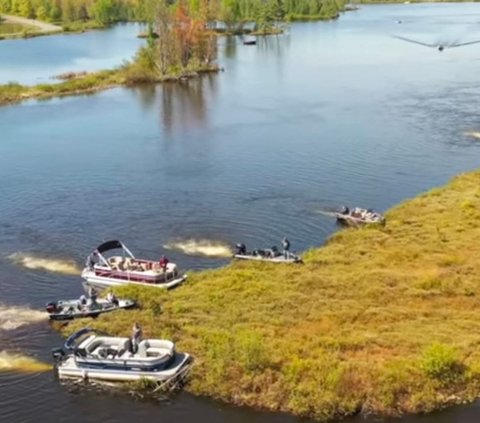 Danau di Amerika Ada Pulau Terapung, Bisa Didorong Pakai Kapal